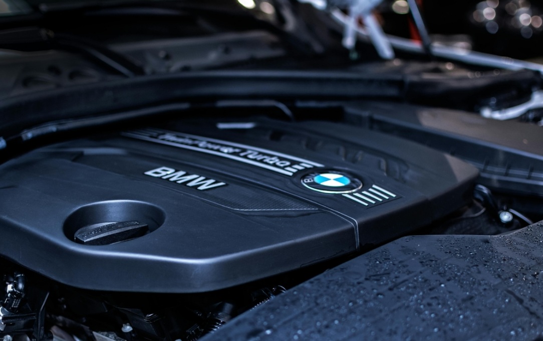 A BMW car engine.