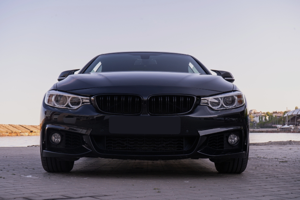 Used Luxury Vehicle in Dallas, TX At GB Motors. Close-up of a used BMW luxury vehicle